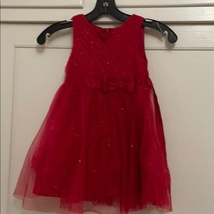 Toddler girl Zunie red dress 4T
